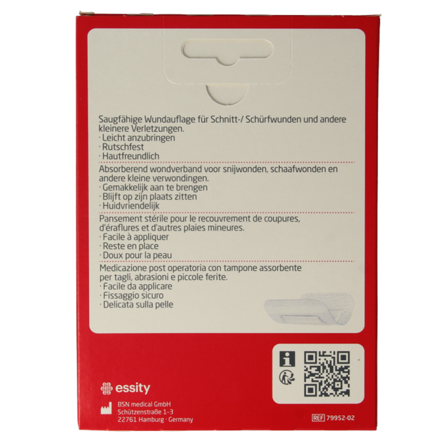Leukomed Wundverband 8,0 × 10 cm steril 5 Stück