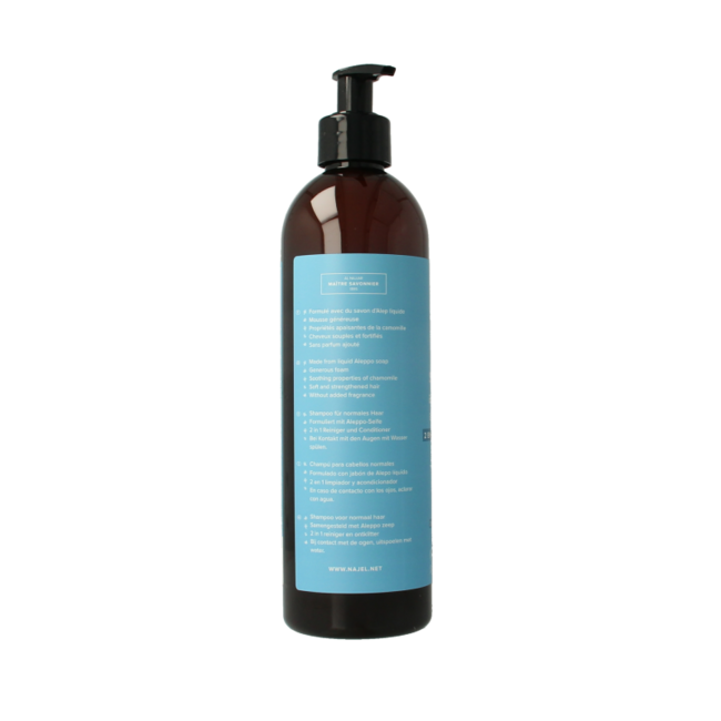 Najel Aleppo Aleppo Shampoo für normales Haar 500 Milliliter
