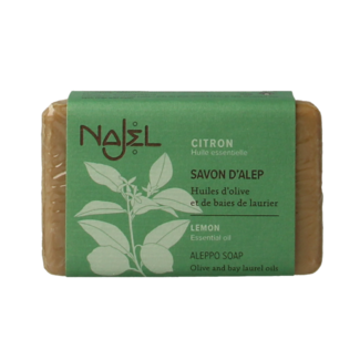 Najel Aleppo Jabón de Alepo Najel oliva limón lima 100 g