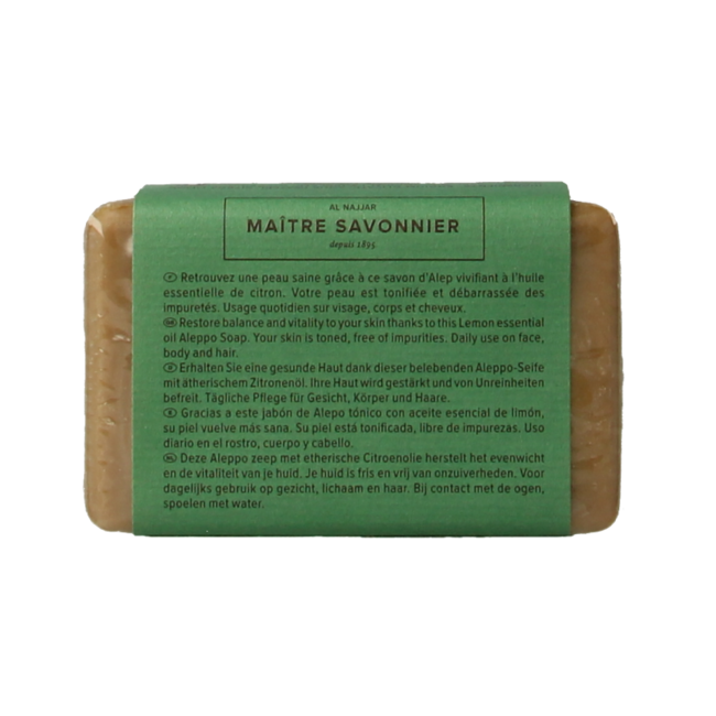 Najel Aleppo Seife Olive Zitrone Limette 100 Gramm