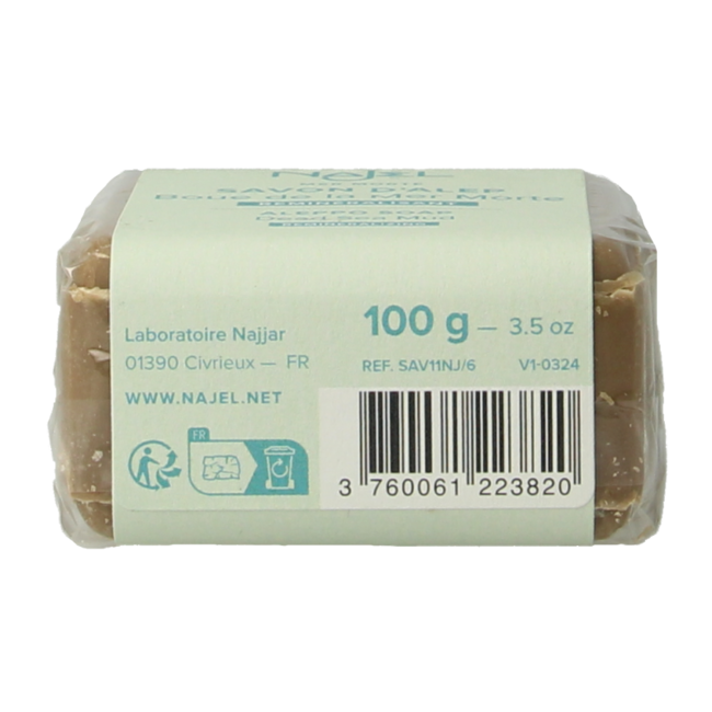 Najel Aleppo Aleppo soap scrub dead sea clay 100 Gram