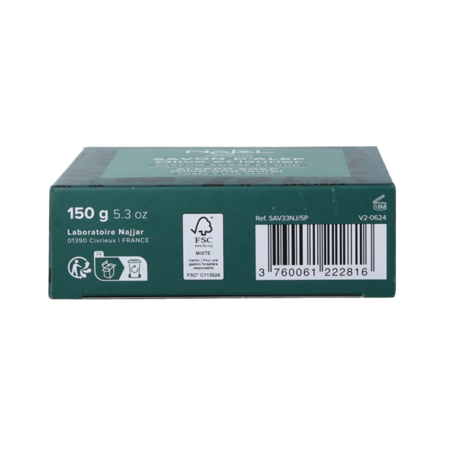 Savon d'Alep Najel Ambre Oud sur corde 150 grammes