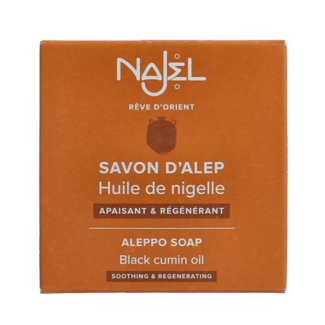 Najel Aleppo Mydło Aleppo Najel z Olejem z Czarnuszki (Nigella Sativa), 100 g