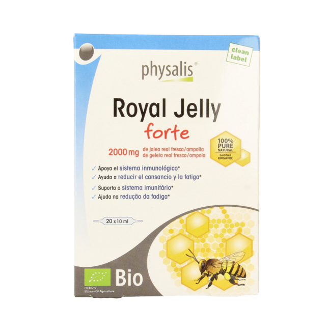 Physalis Jalea real forte bio 10ml 20 ampollas