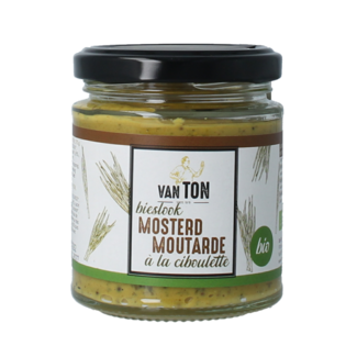 Van Ton Mostarda con cebollino bio 170 gramos