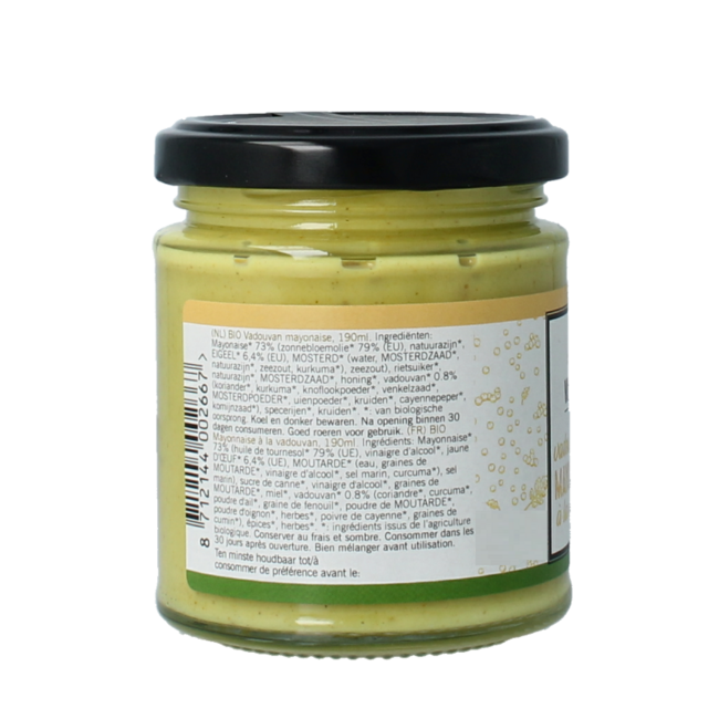 Maionese al vadouvan bio 190 Millilitri