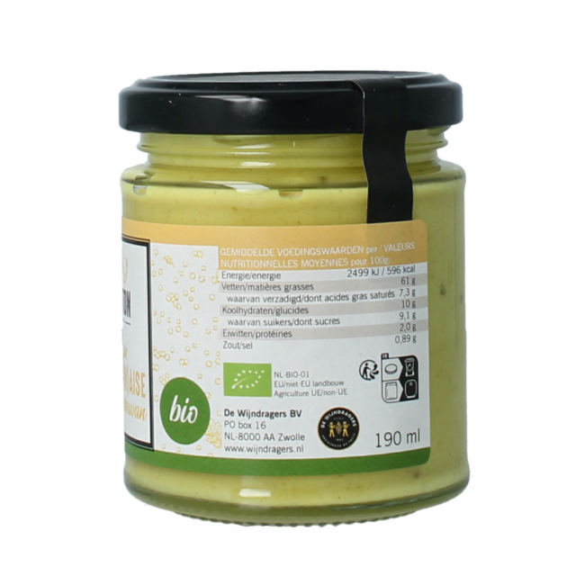 Mayonaise vadouvan bio 190 Milliliter