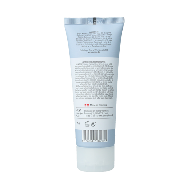 Crème pour les mains family 75 millilitres