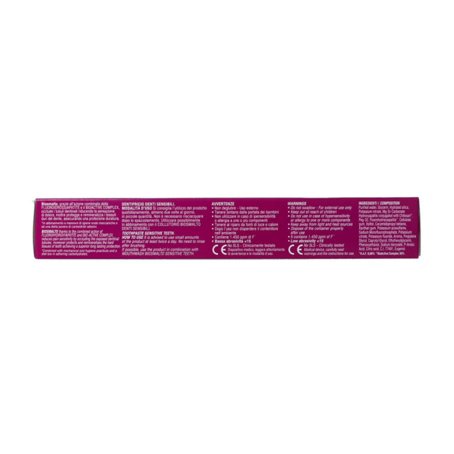 Dentifrice Biosmalto pour dents sensibles 75 millilitres
