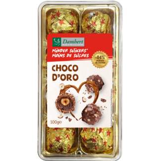 Damhert Choco doro reduced sugar 100 Gram