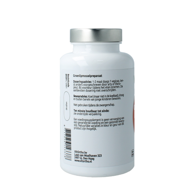 Extrait de moule à lèvres vertes 500 mg 120 Gélules végétariennes