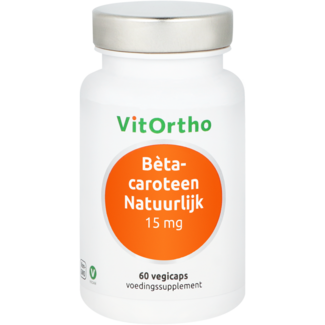 VitOrtho Natural beta-carotene 15mg 60 Vegetarian capsules