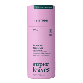 Attitude Déo super leaves noix de coco & baies sauvages 75 Grammes