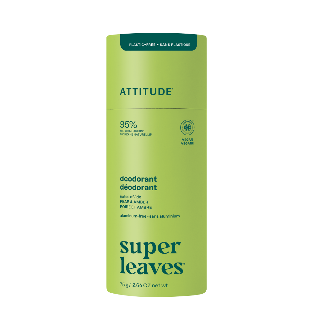 Attitude Desodorante super leaves pera y ámbar 75 gramos