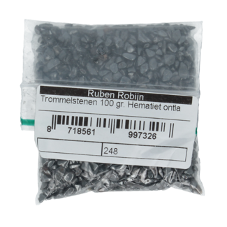 Ruben Robijn Trommelstenen hematiet ontladingmix  maat 0 100 Gram