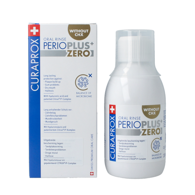 Perio plus+ zero CHX 0.00 mouthwash 200 Millilitre