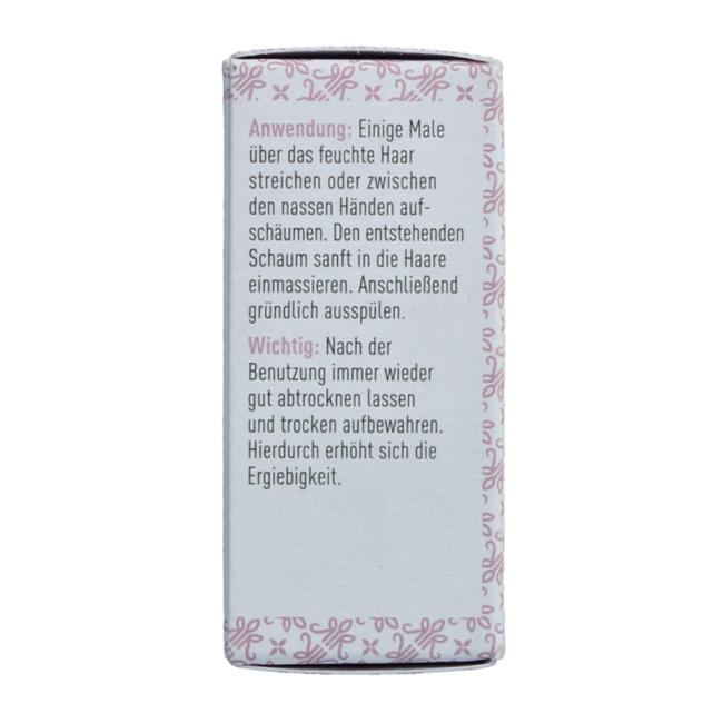 Shampoing solide rose 55 grammes