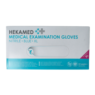 Hekamed Rękawice nitrylowe soft XL 100 sztuk