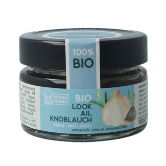 Aman Prana Schwarze Knoblauchpulver-Paste 100 Gramm