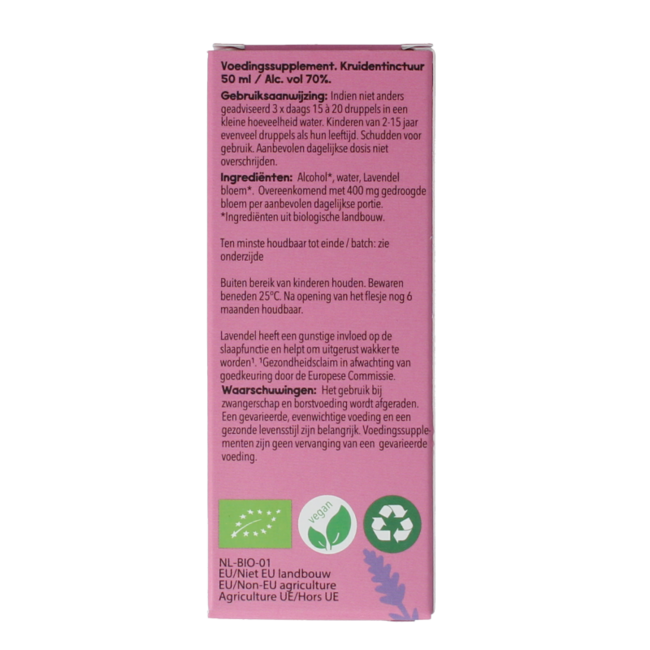 Lavendula officinalis flor/lavender organic 50 Millilitres