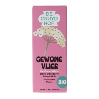 Cruydhof Sambucus nigra herb/common elder organic 50 Millilitre
