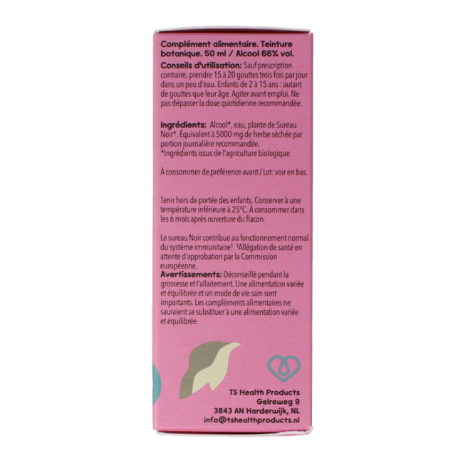 Sambucus nigra herb/common elderberry organic 50 Millilitres