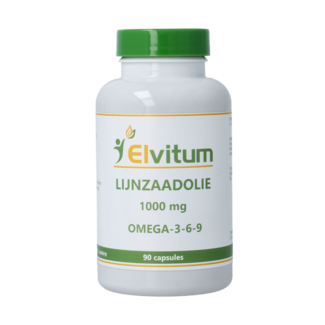 Elvitum Linseed Oil Omega 3-6-9 90 Capsules