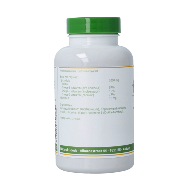 Lijnzaadolie omega 3-6-9 90 Capsules