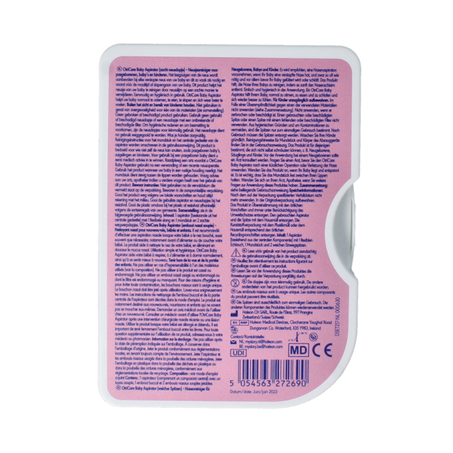 Aspiratore nasale per neonati 1 Pezzo