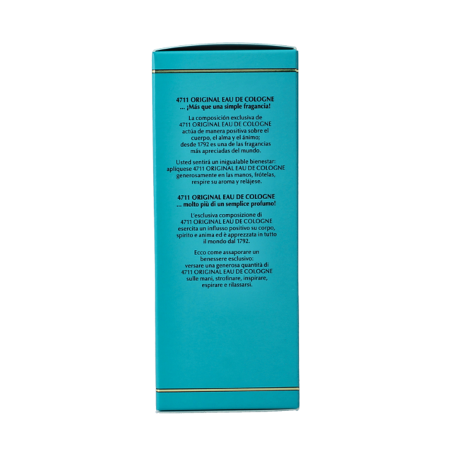 Agua de colonia 4711 frasco Molanus 100 ml