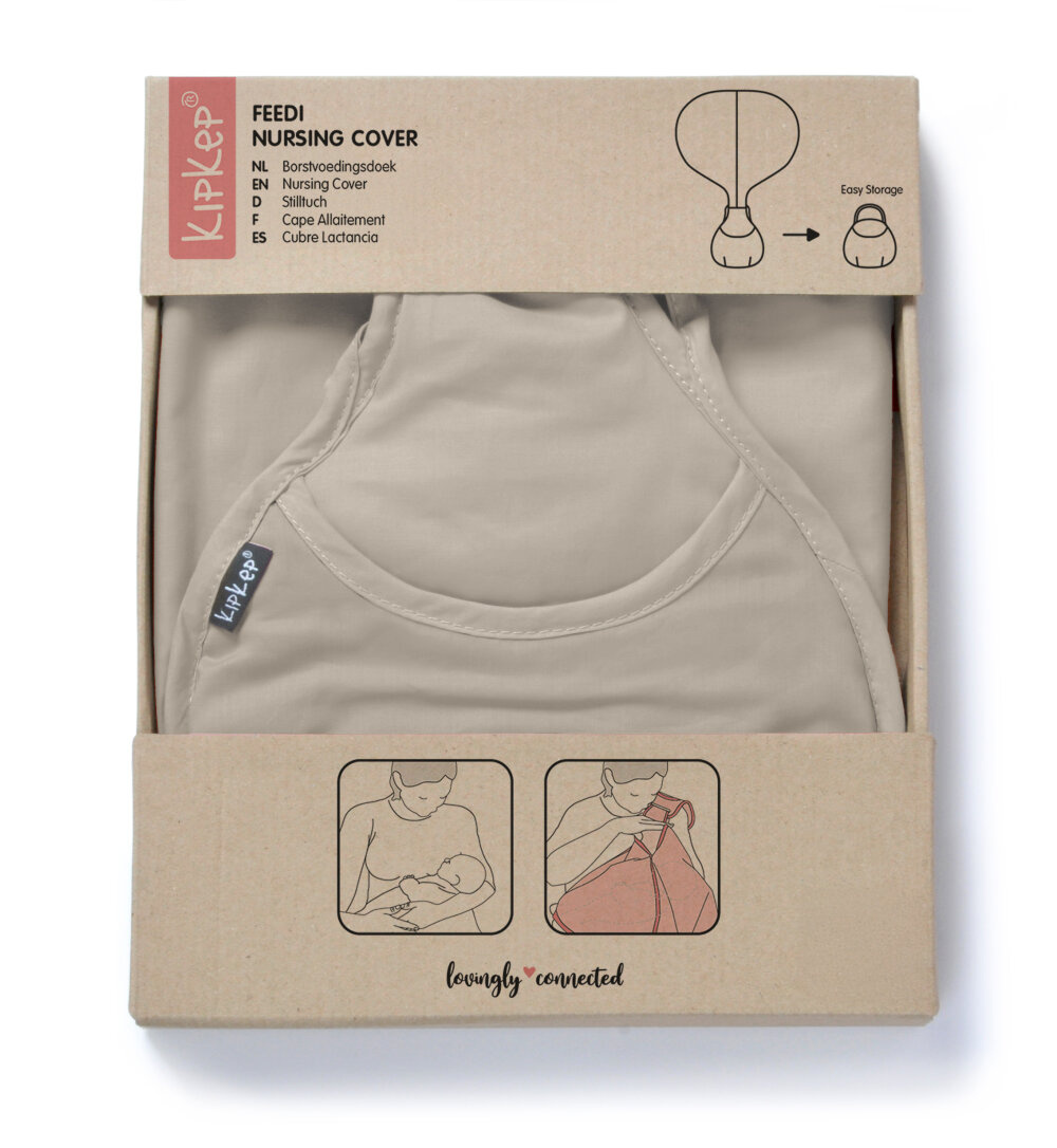 Feedi borstvoedingsdoek cookie beige katoen 1 Stuks