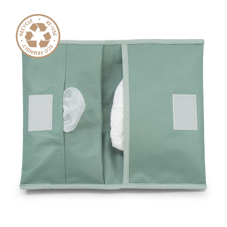 KipKep Pochette porta-pannolini Napper verde pallido/verde 1 Pezzo