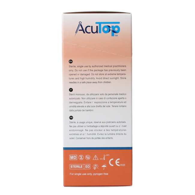 Aguja de punción seca KJ-T 0.30 x 75mm 100 Unidades