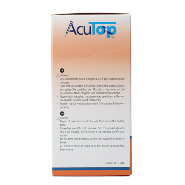 Aiguilles de dry needling KJ-T 0,30 x 40 mm 100 pièces