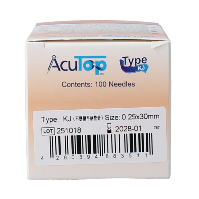 KJ-T Dry Needling Nadel 0.25 x 30mm, 100 Stück