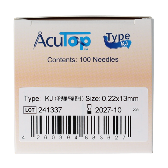 KJ-T Dry-Needling-Nadel 0,22 × 13 mm, 100 Stück