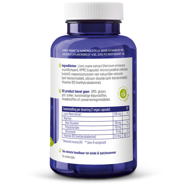 Lion's Mane 90 Vegetarian Capsules