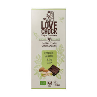 Lovechock Lovechock Pistacho almendra bio 70 gramos