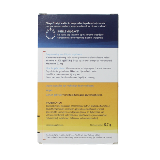 Endormissement capsule liquide 30 Capsules