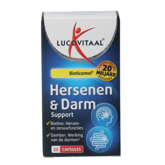 Lucovitaal Gehirn- & Darm-Unterstützung Bioticomel 30 Kapseln