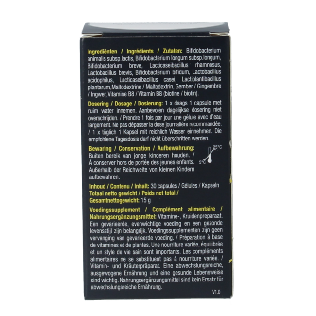 Apoyo para el cerebro y el intestino Bioticomel 30 cápsulas