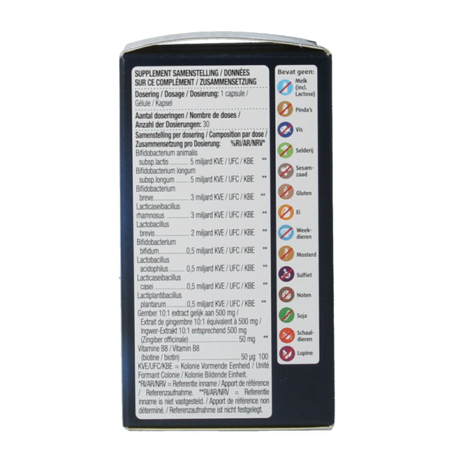 Apoyo para el cerebro y el intestino Bioticomel 30 cápsulas