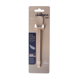 Difrax First feeding spoon nude 2 pieces