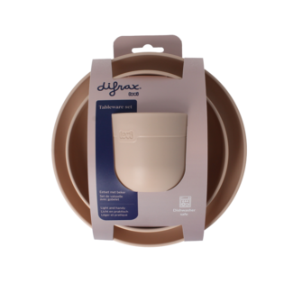 Difrax Dining set with cup nude 1 Set