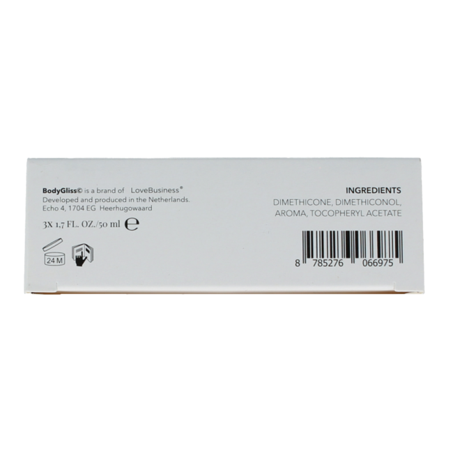 Bodygliss Tropical Temptation pack de tres edición viaje 150 mililitros