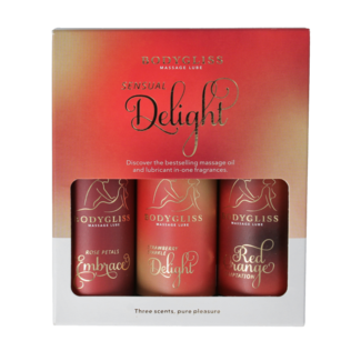 Bodygliss Sensual delight Dreierpack Reise-Edition 150 Milliliter