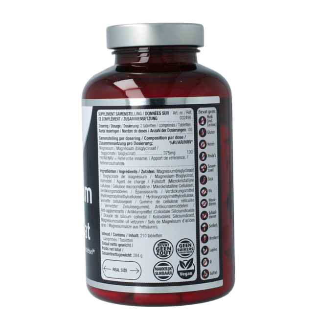 Lucovitaal Magnesium-Bisglycinat 375 mg 210 Tabletten