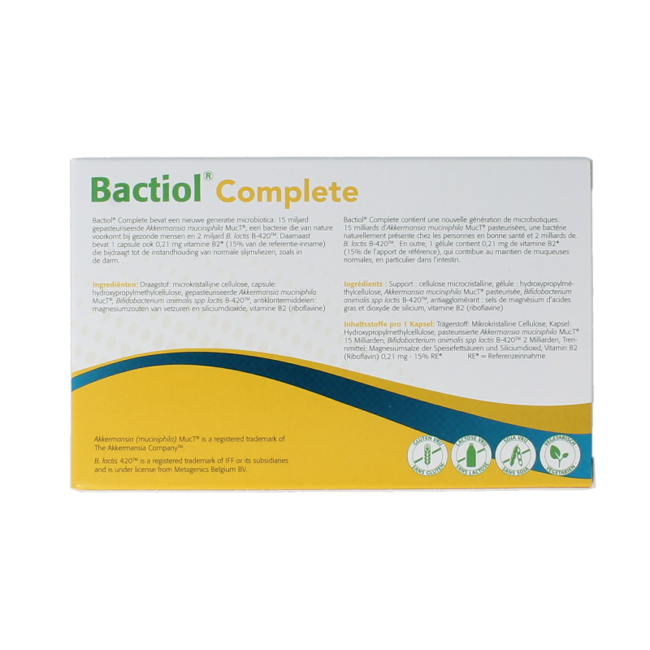 Metagenics Bactiol complete NDF 30 Kapsułek