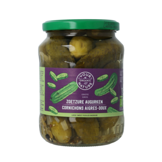 Your Organic Nature Your Organic Nature Gewürzgurken süß-sauer Bio 670 Gramm