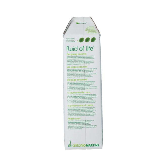 Dr. Antonio Martins Organic Coco Juice 1 Litre